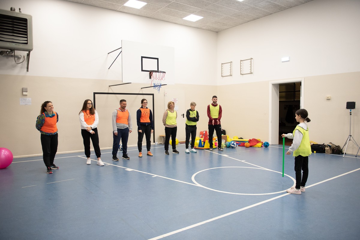Docenti durante una lezione simulata